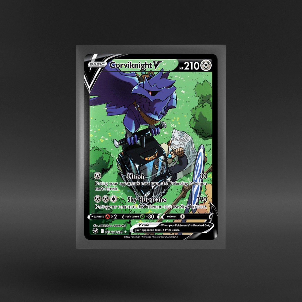 Silver Tempest Trainer Gallery #TG18/TG30 Corviknight V