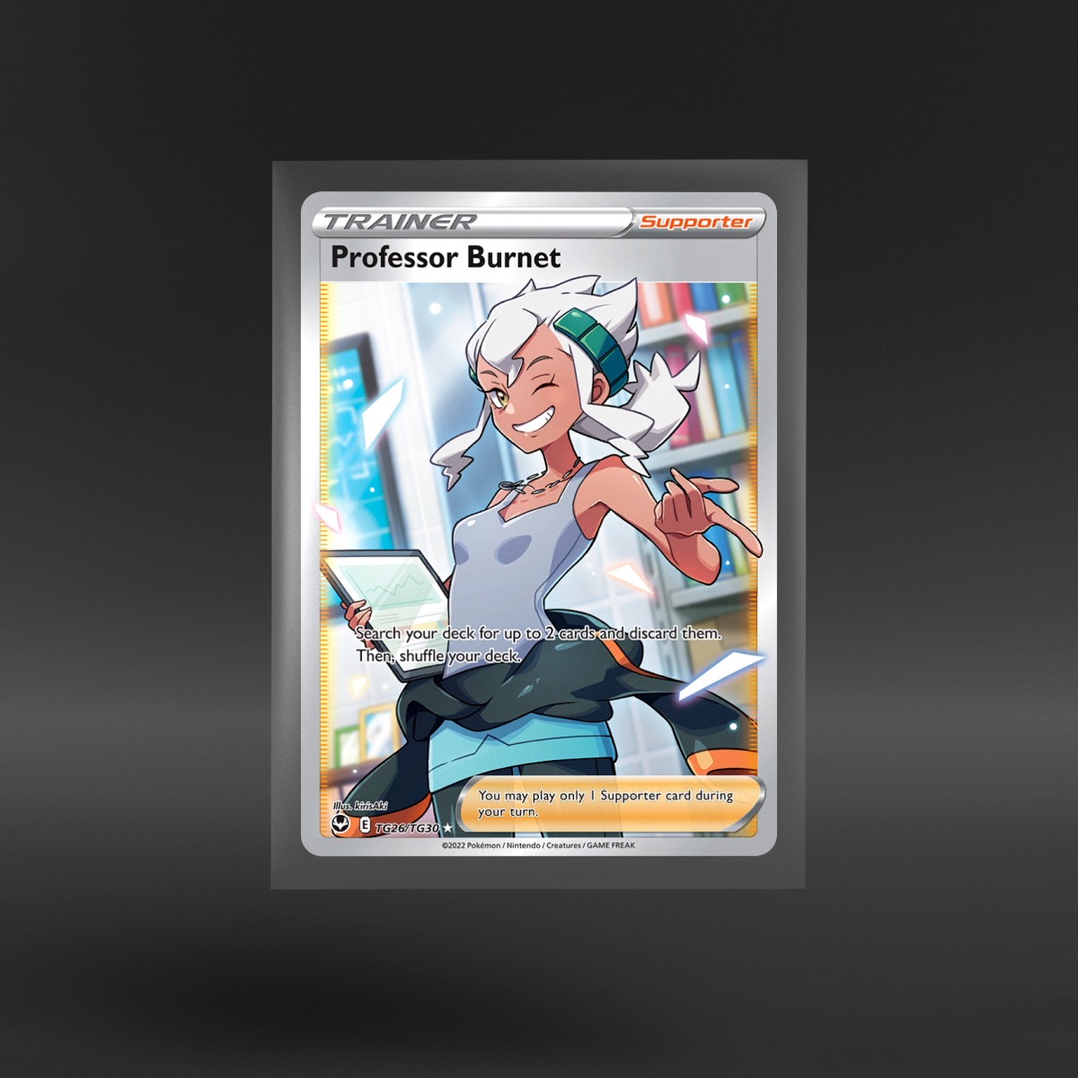 Silver Tempest Trainer Gallery #TG26/TG30 Professor Burnet