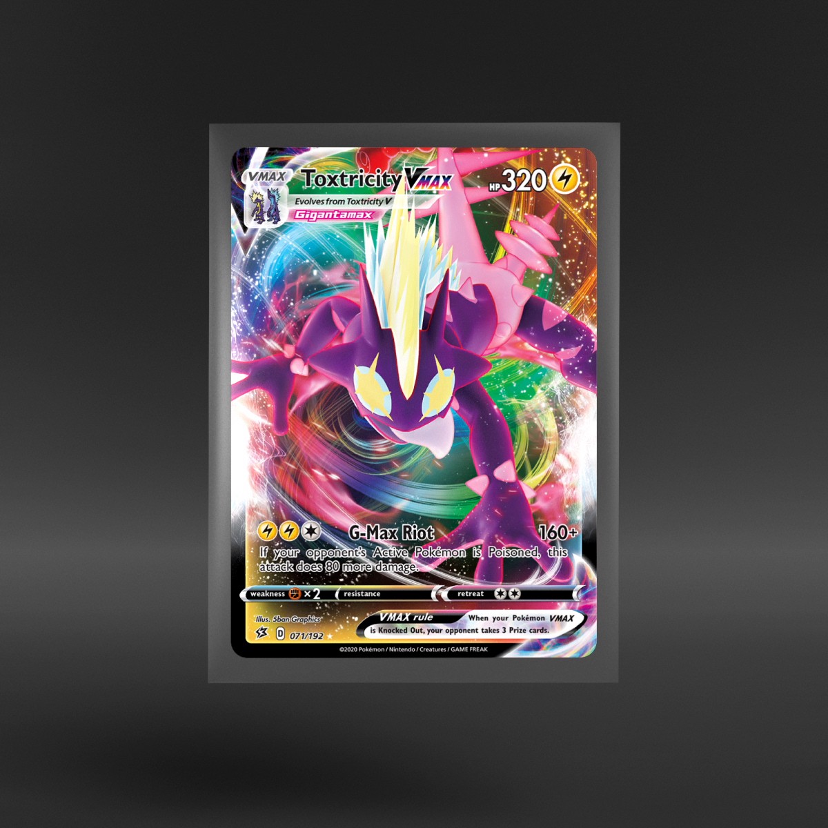 Rebel Clash #071/192 Toxtricity VMAX