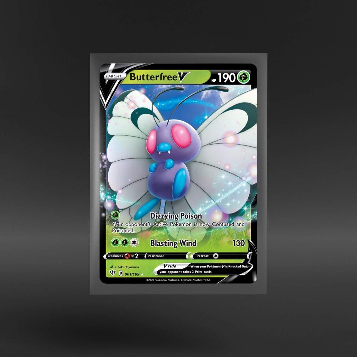Darkness Ablaze #001/189 Butterfree V