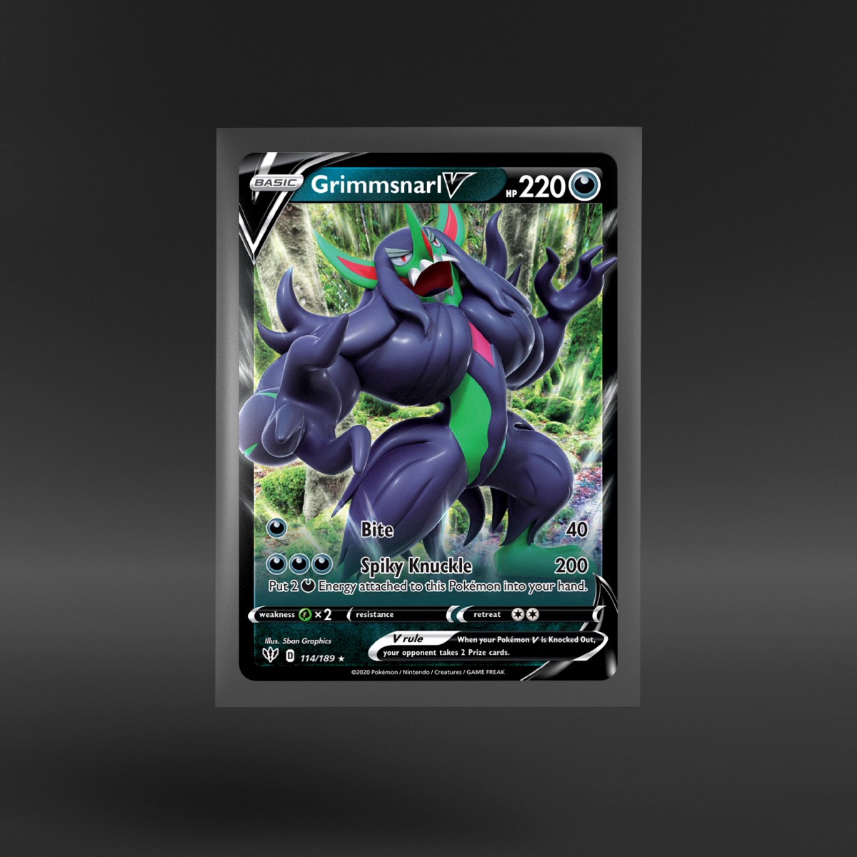 Darkness Ablaze #114/189 Grimmsnarl V