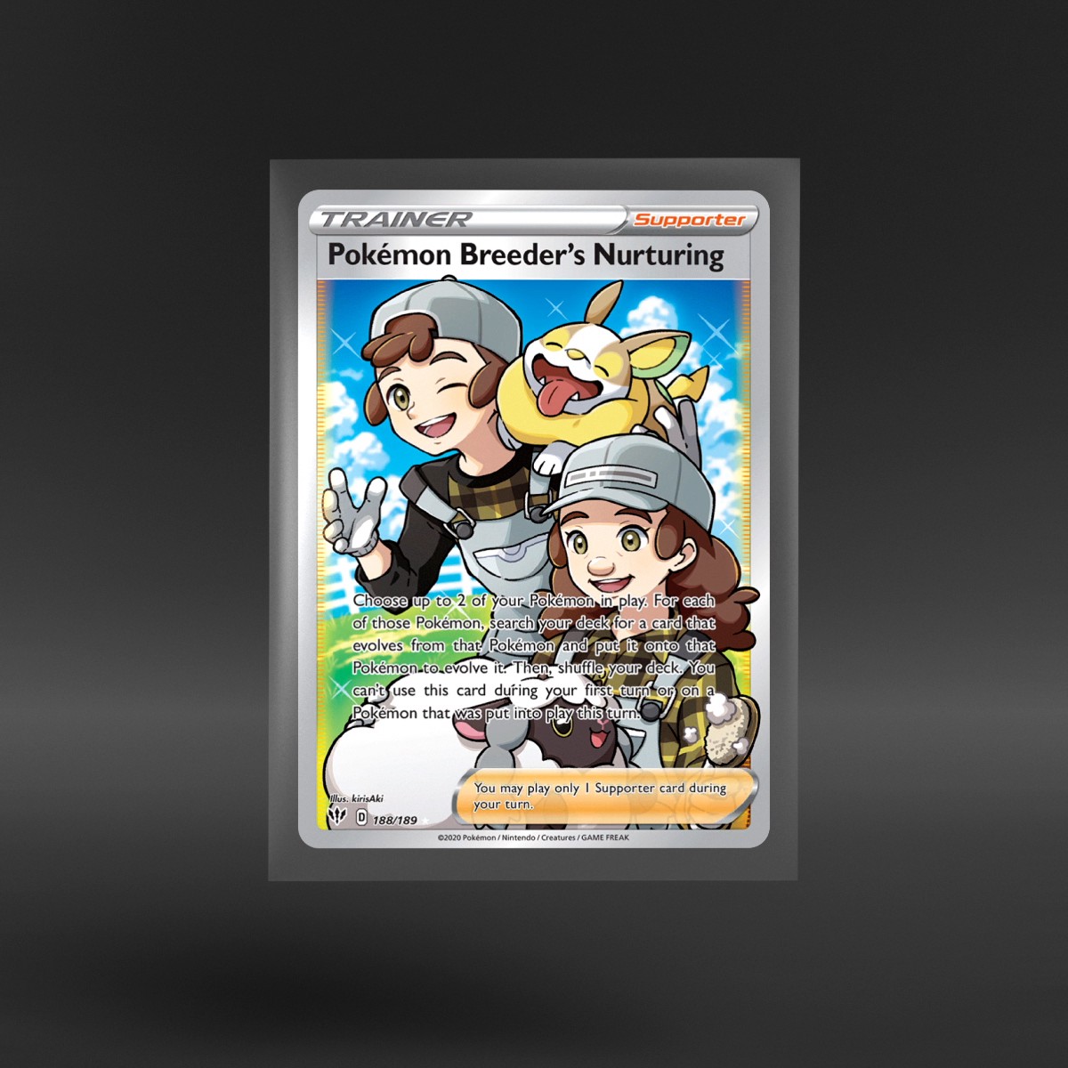 Darkness Ablaze #188/189 Pokémon Breeder's Nurturing