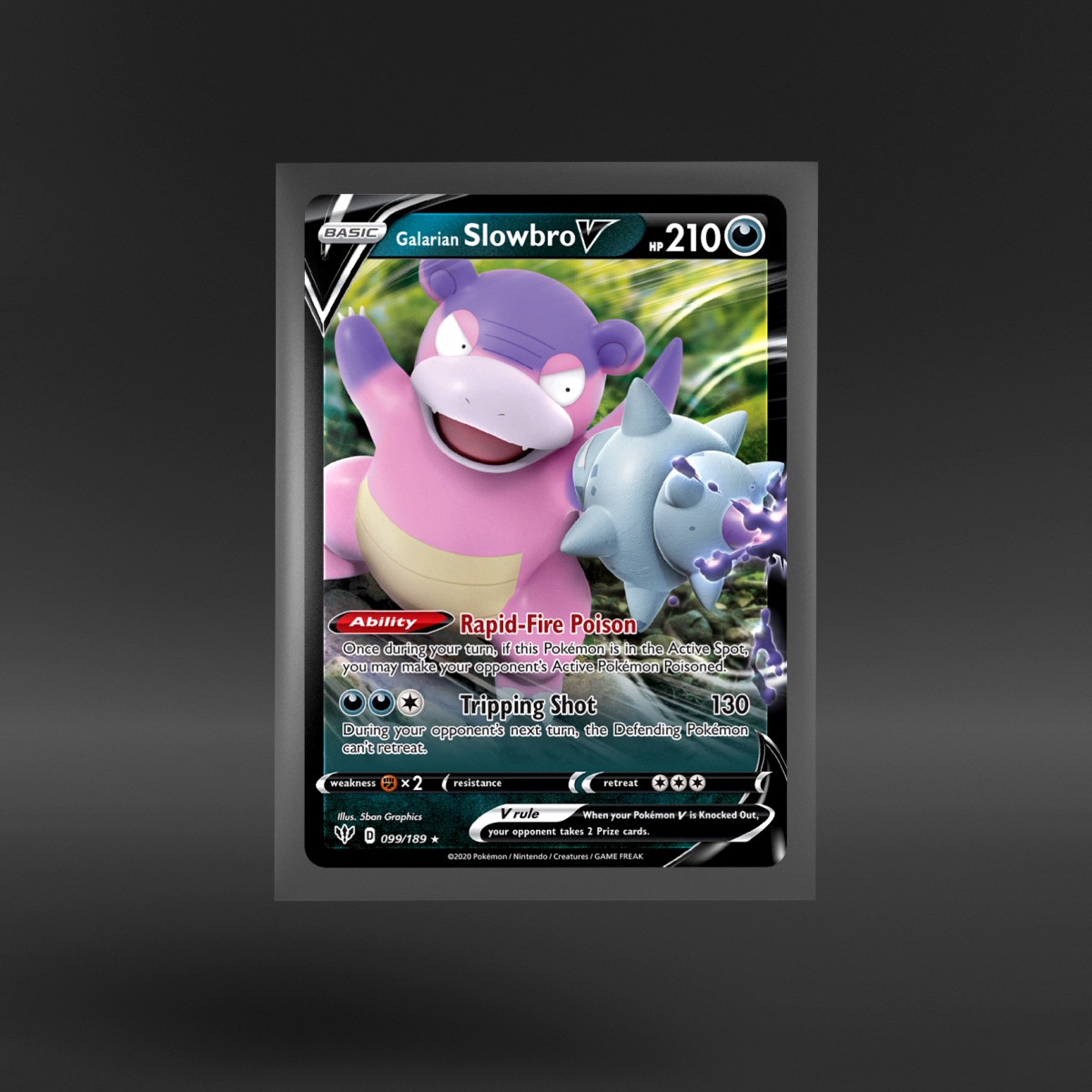 Darkness Ablaze #099/189 Galarian Slowbro V