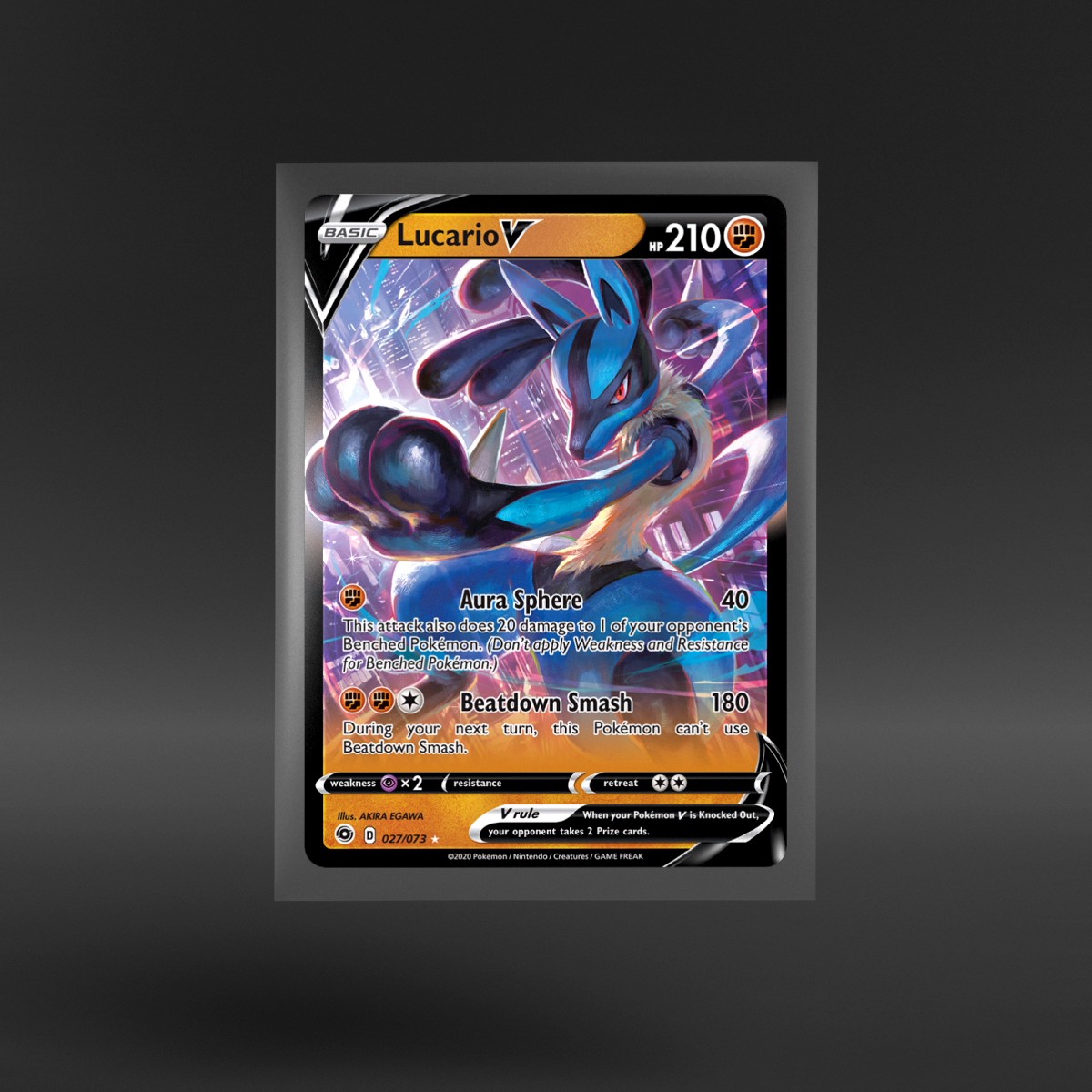 Champion's Path #027/073 Lucario V