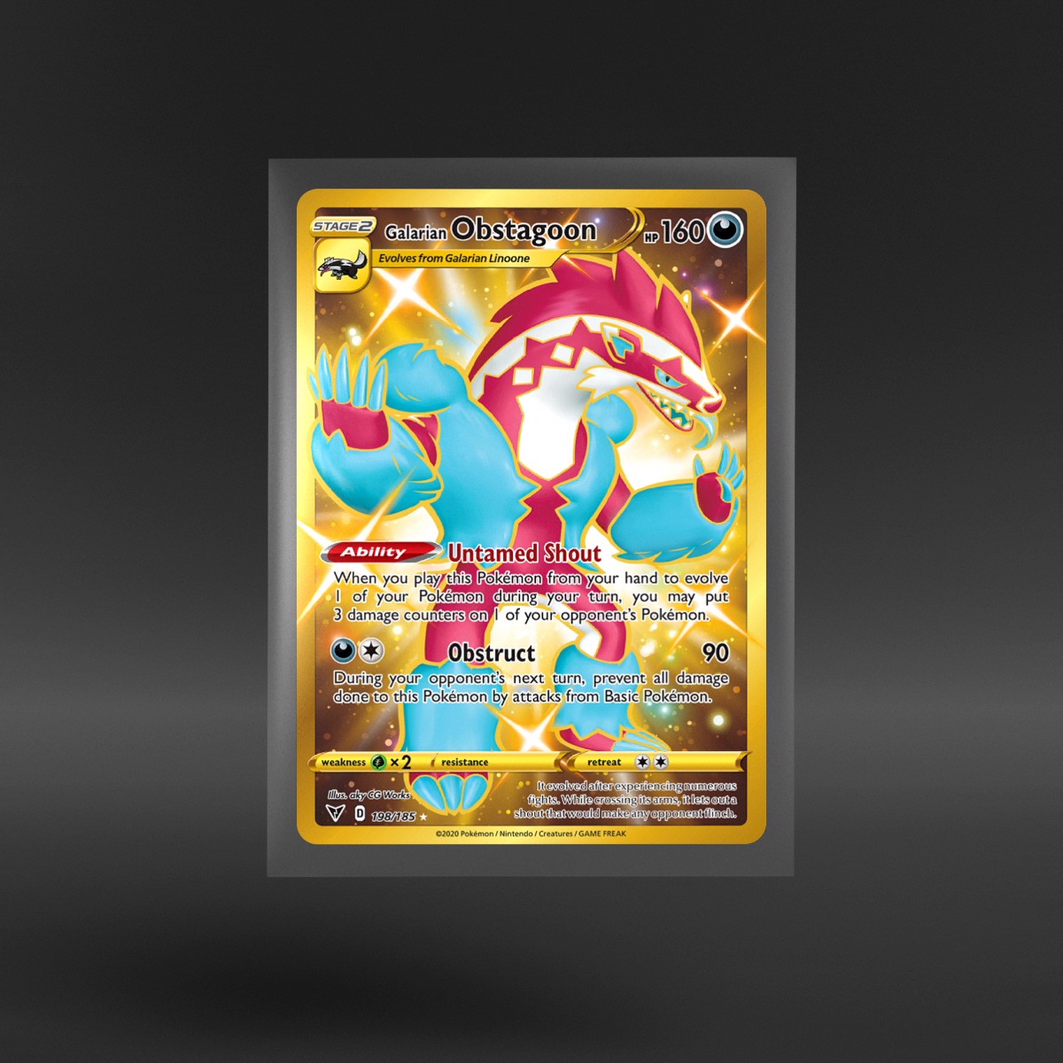 Vivid Voltage #198/185 Galarian Obstagoon