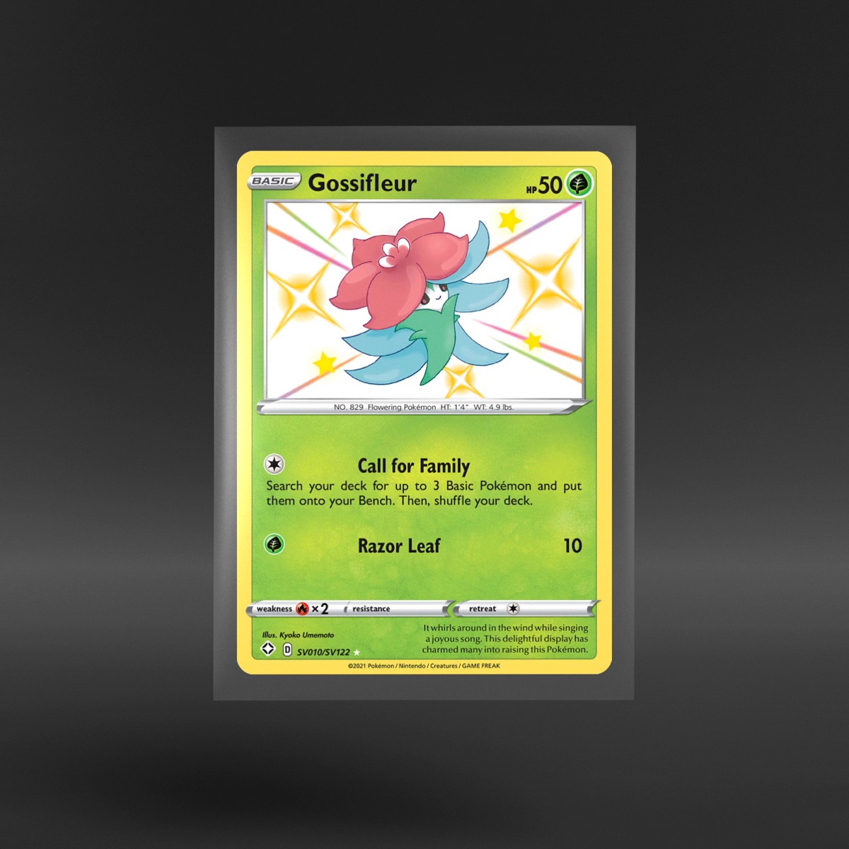 Shining Fates Shiny Vault #SV010/SV122 Gossifleur