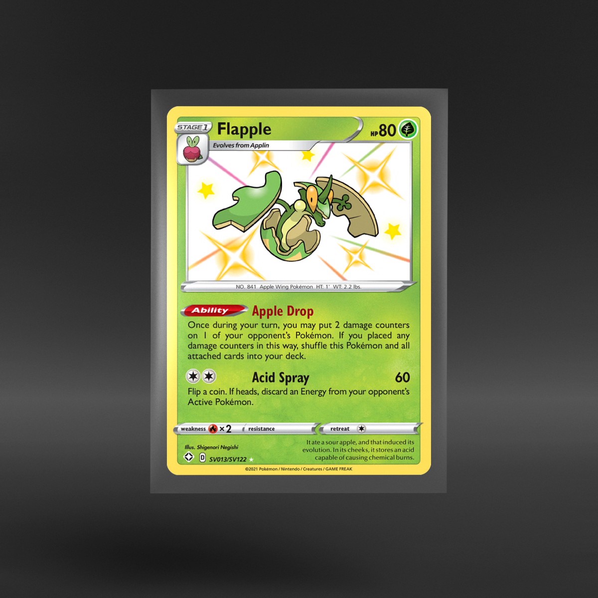 Shining Fates Shiny Vault #SV013/SV122 Flapple