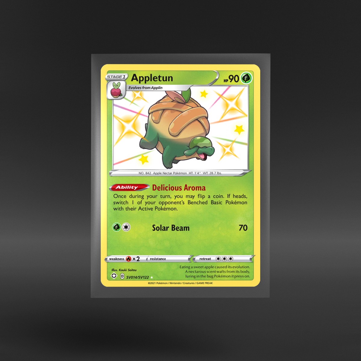 Shining Fates Shiny Vault #SV014/SV122 Appletun