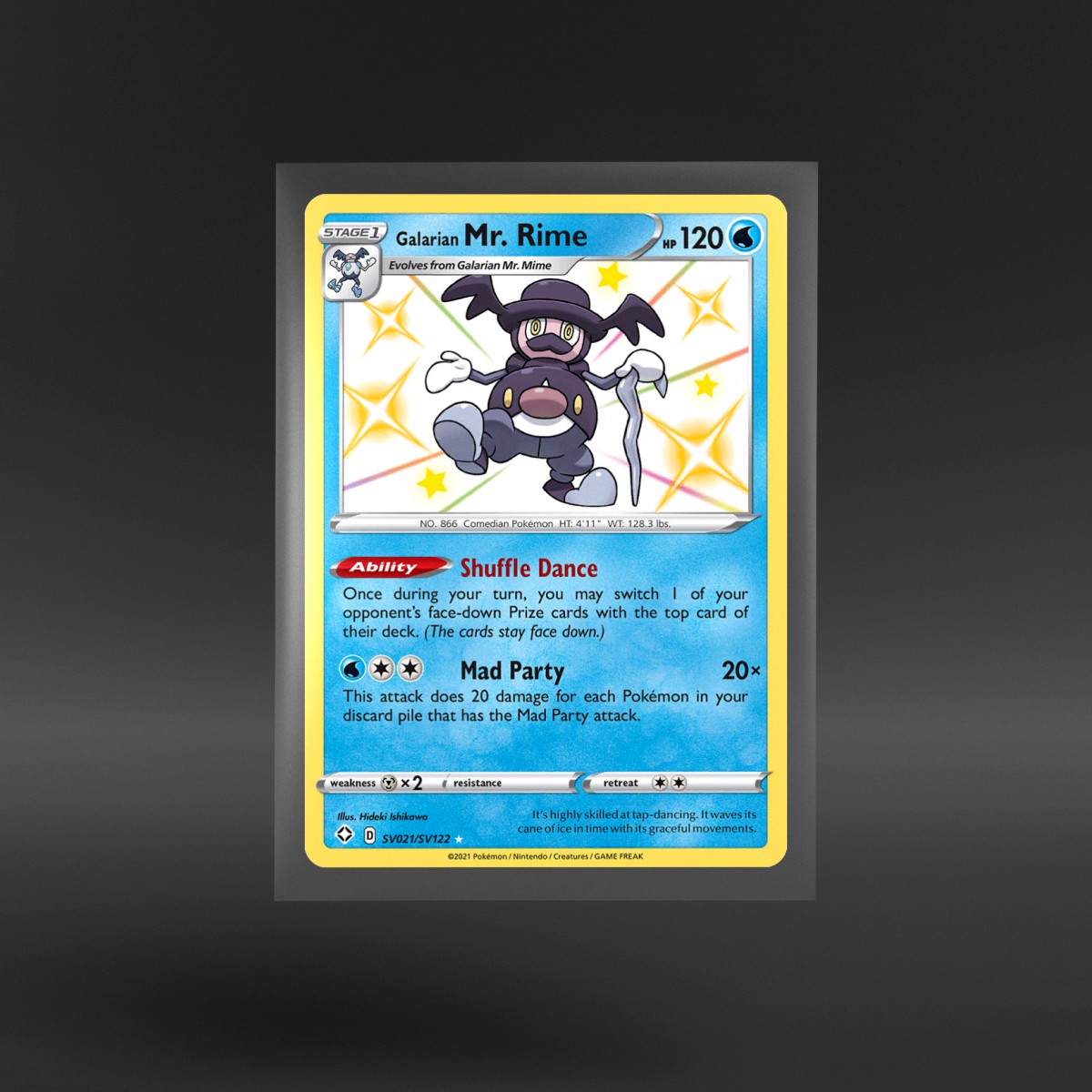 Shining Fates Shiny Vault #SV021/SV122 Galarian Mr. Rime