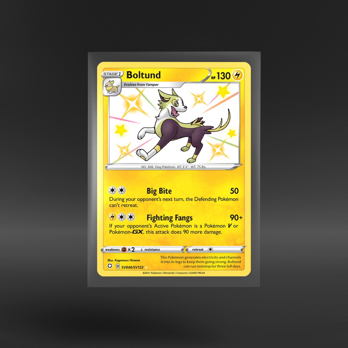 Shining Fates Shiny Vault #SV040/SV122 Boltund