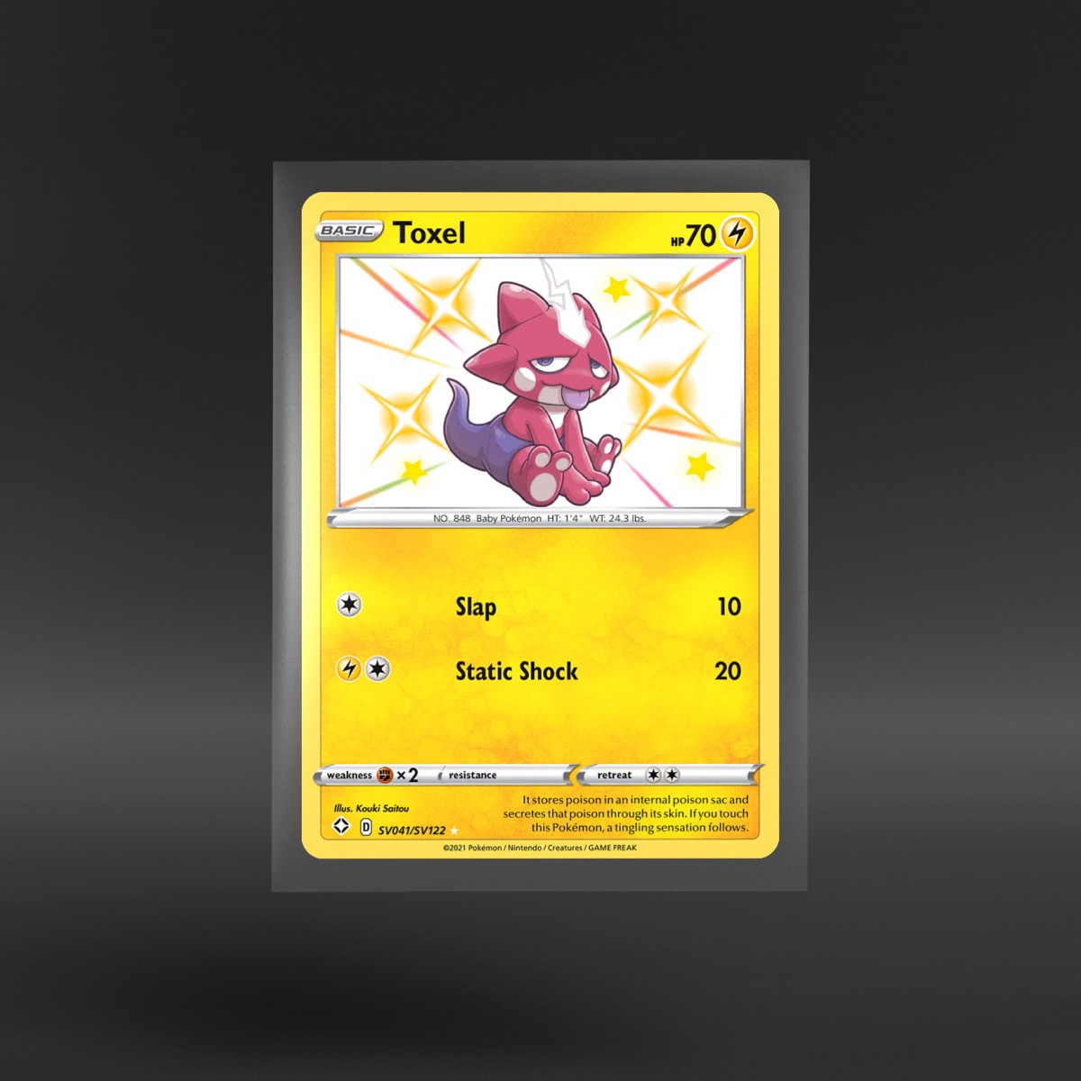 Shining Fates Shiny Vault #SV041/SV122 Toxel