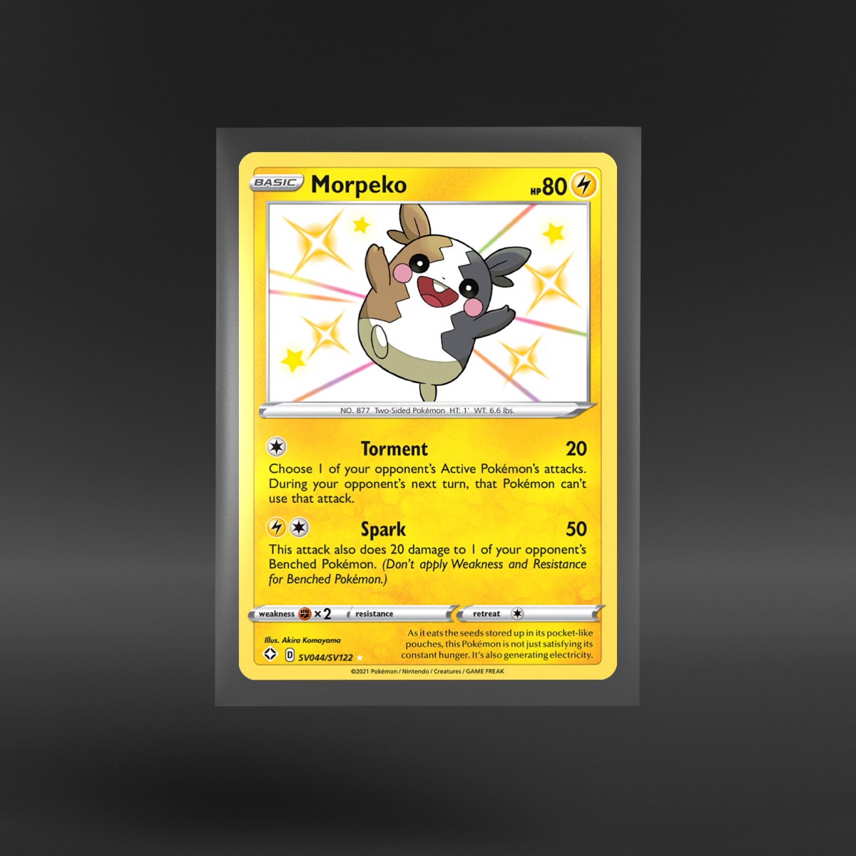 Shining Fates Shiny Vault #SV044/SV122 Morpeko