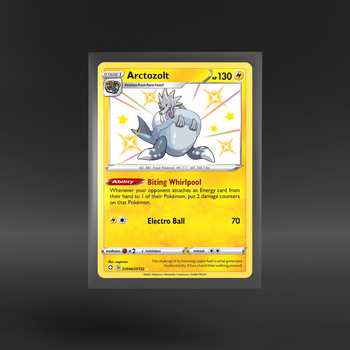 Shining Fates Shiny Vault #SV046/SV122 Arctozolt