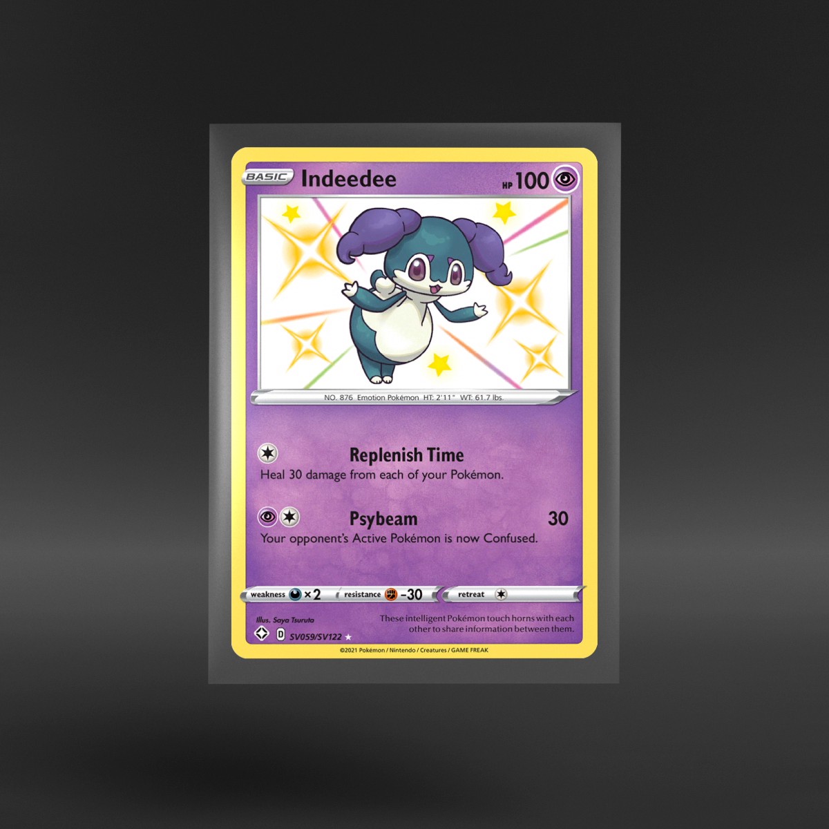 Shining Fates Shiny Vault #SV059/SV122 Indeedee