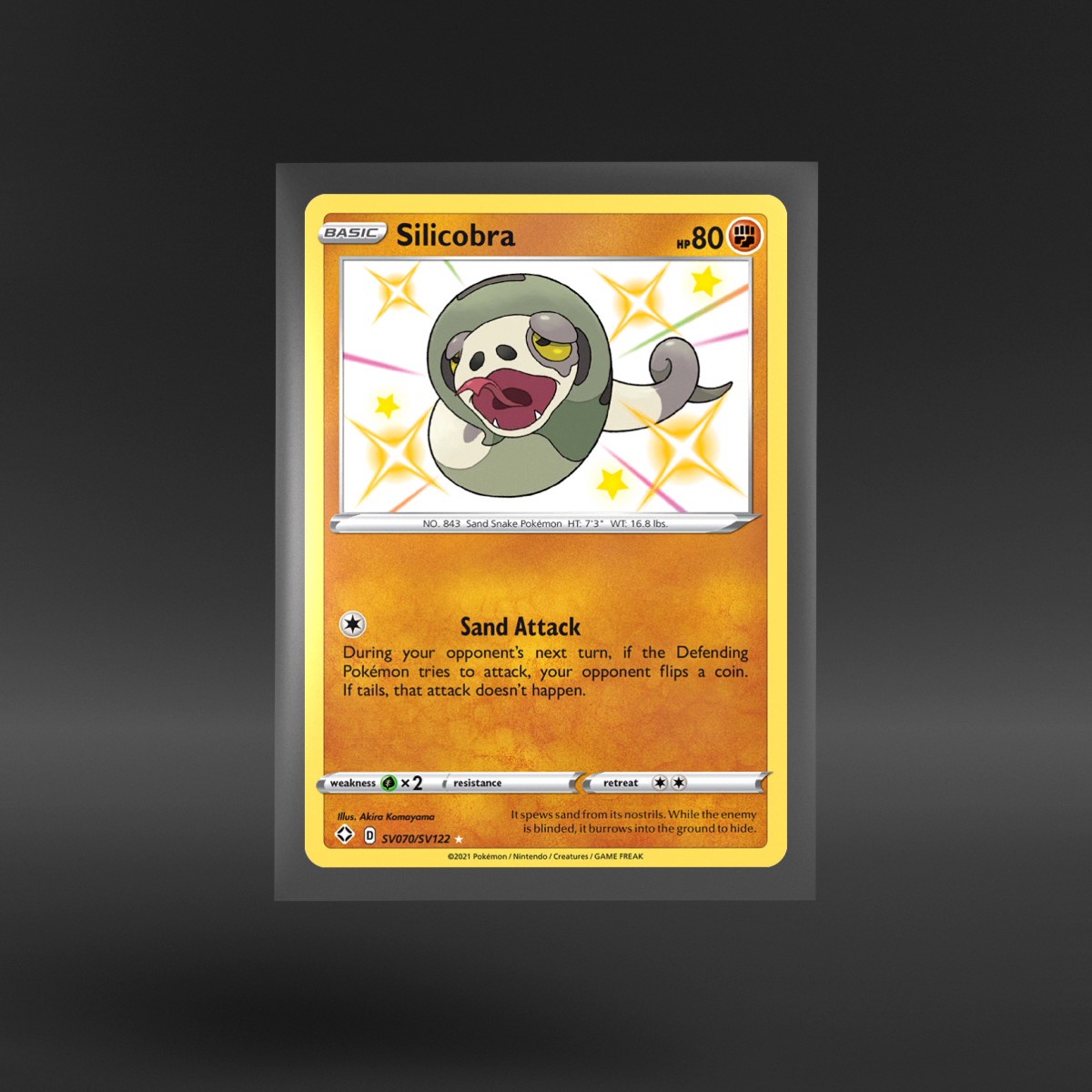 Shining Fates Shiny Vault #SV070/SV122 Silicobra