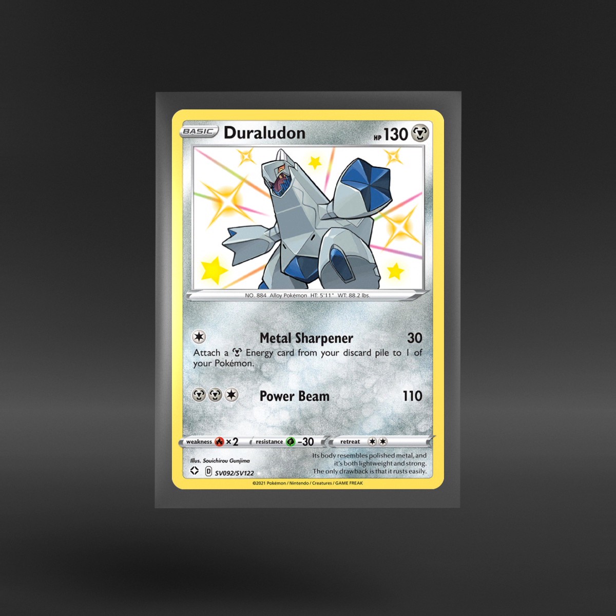 Shining Fates Shiny Vault #SV092/SV122 Duraludon