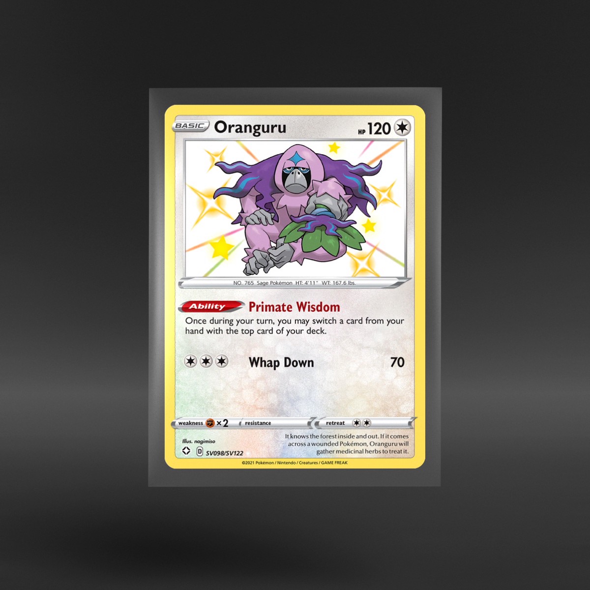 Shining Fates Shiny Vault #SV098/SV122 Oranguru