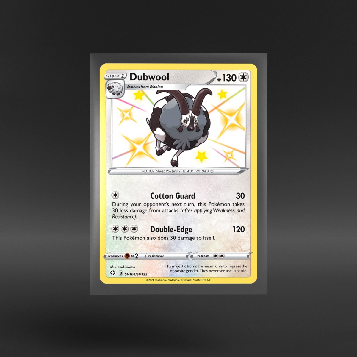 Shining Fates Shiny Vault #SV104/SV122 Dubwool