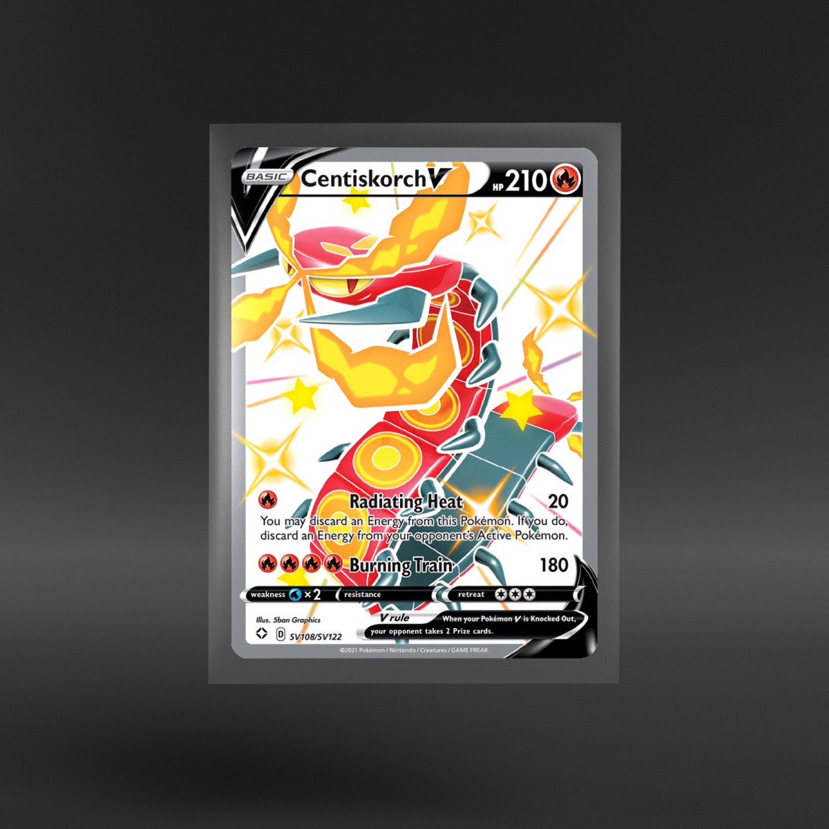 Shining Fates Shiny Vault #SV108/SV122 Centiskorch V