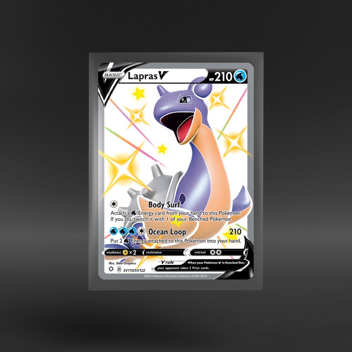 Shining Fates Shiny Vault #SV110/SV122 Lapras V