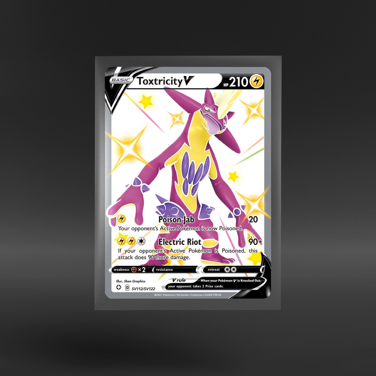 Shining Fates Shiny Vault #SV112/SV122 Toxtricity V