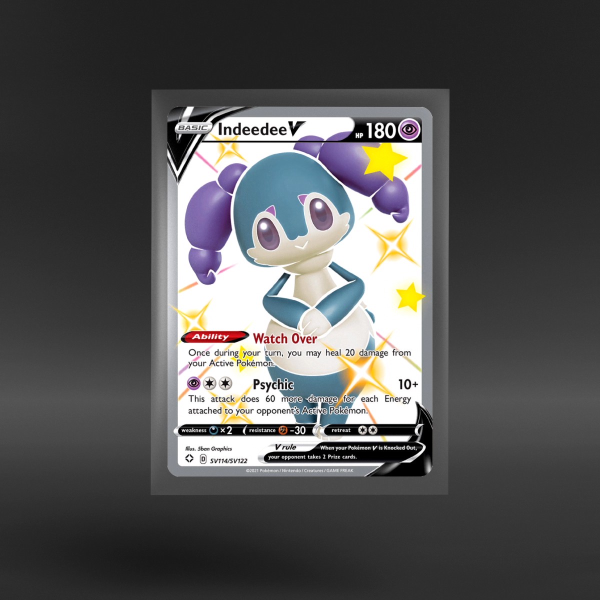 Shining Fates Shiny Vault #SV114/SV122 Indeedee V