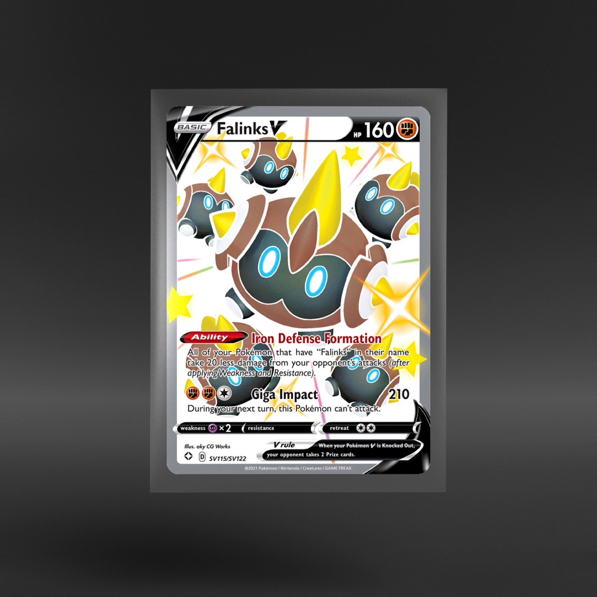 Shining Fates Shiny Vault #SV115/SV122 Falinks V