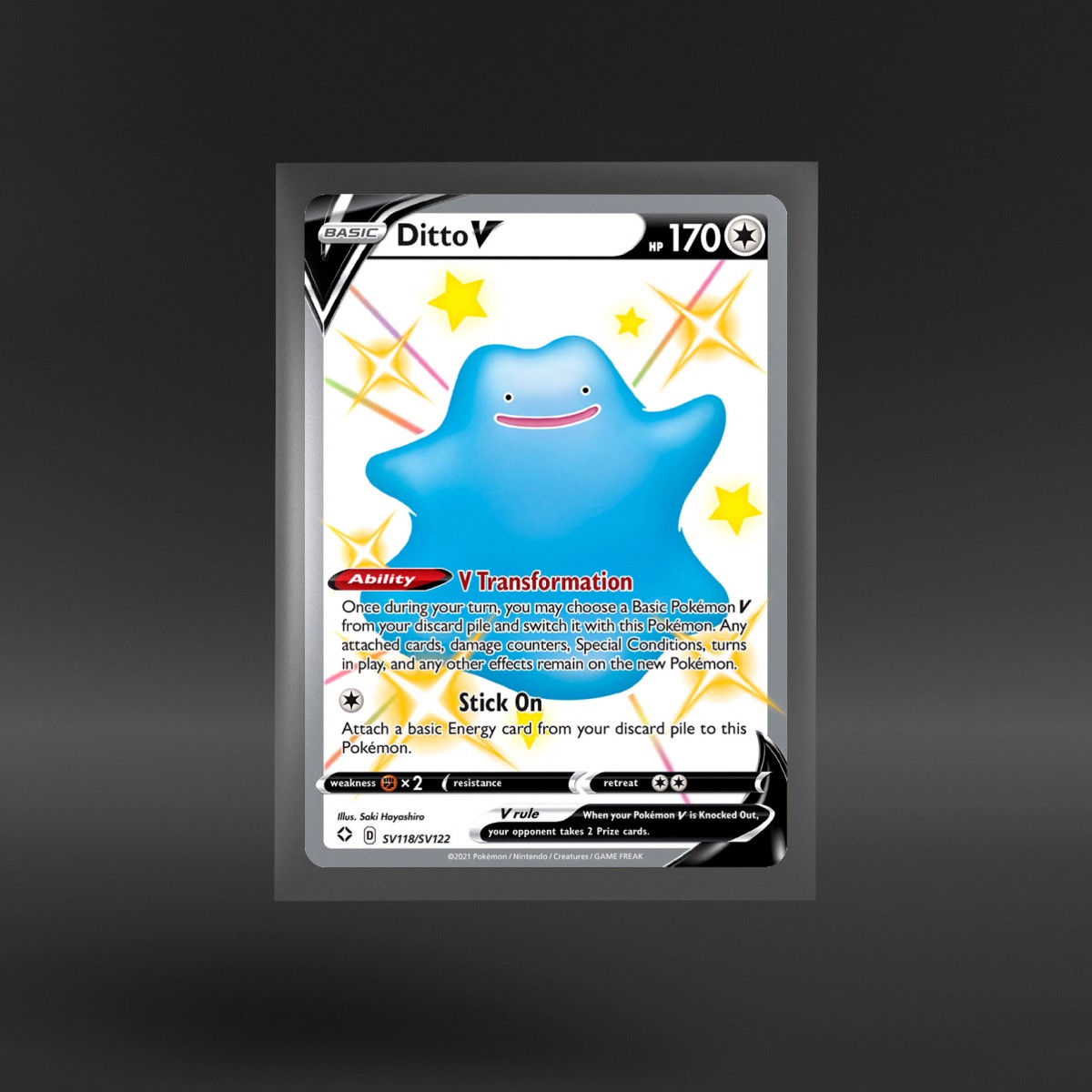 Shining Fates Shiny Vault #SV118/SV122 Ditto V