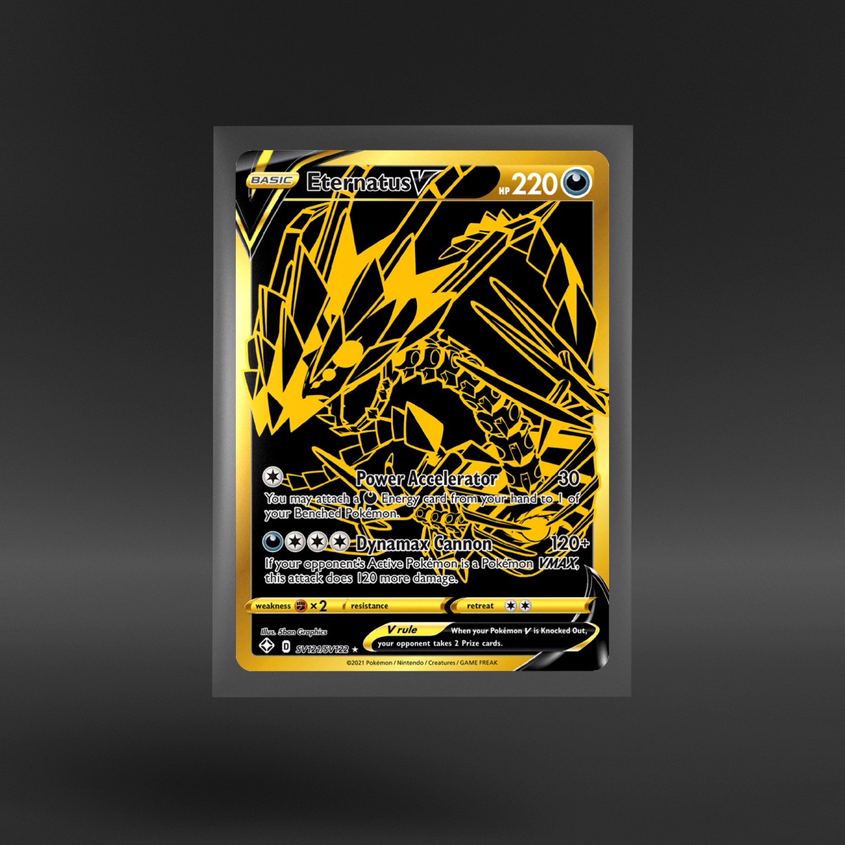 Shining Fates Shiny Vault #SV121/SV122 Eternatus V