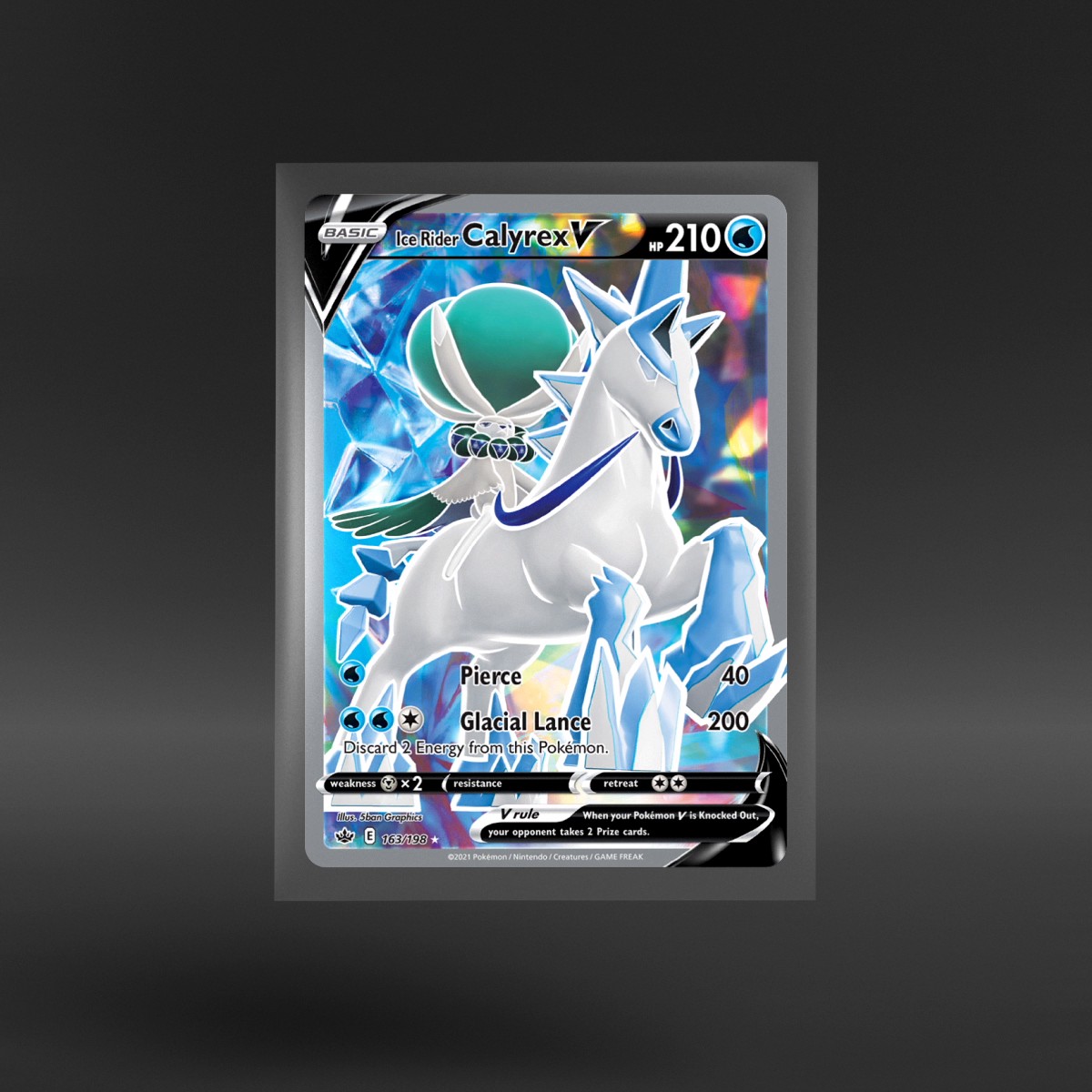 Chilling Reign #163/198 Ice Rider Calyrex V