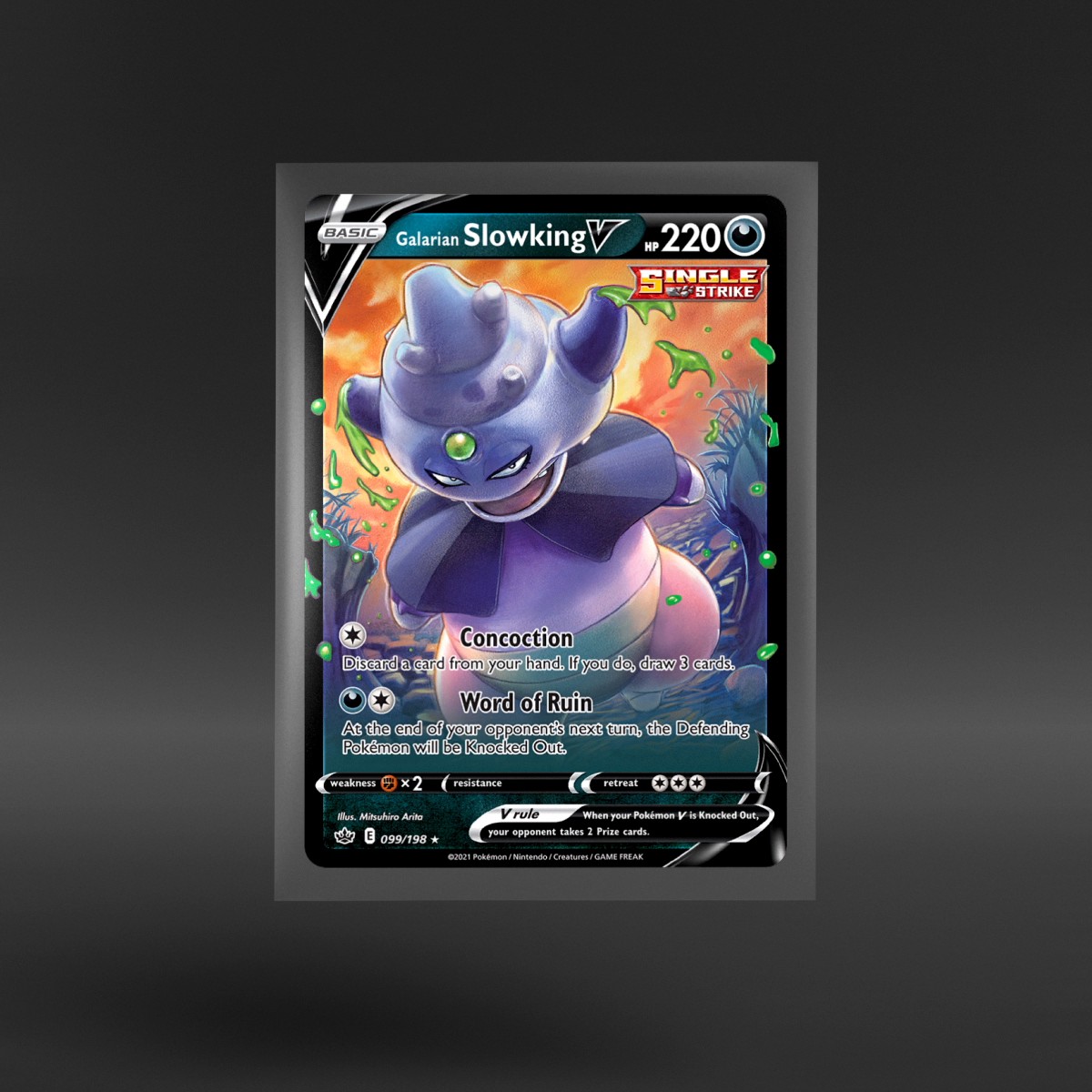 Chilling Reign #099/198 Galarian Slowking V