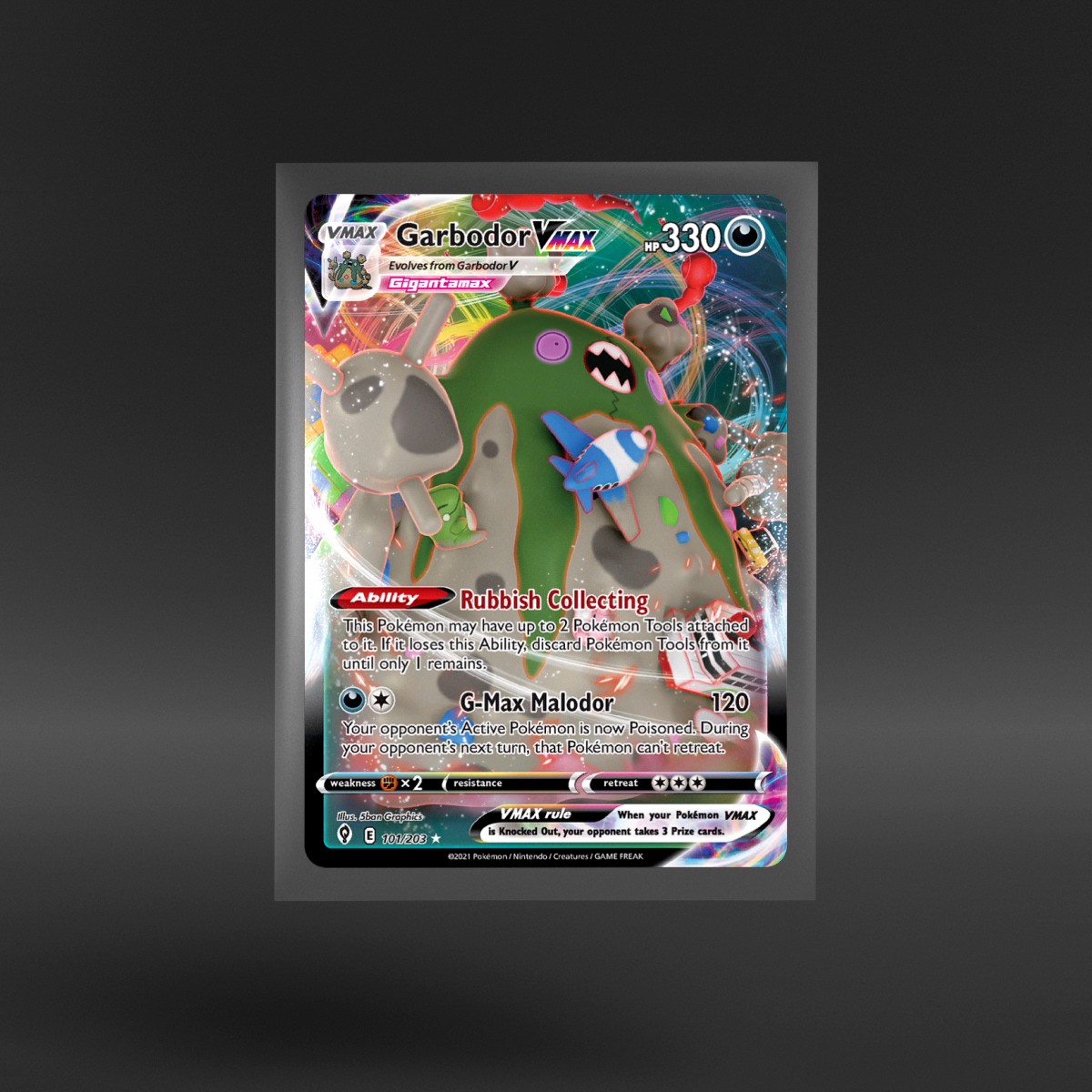 Evolving Skies #101/203 Garbodor VMAX