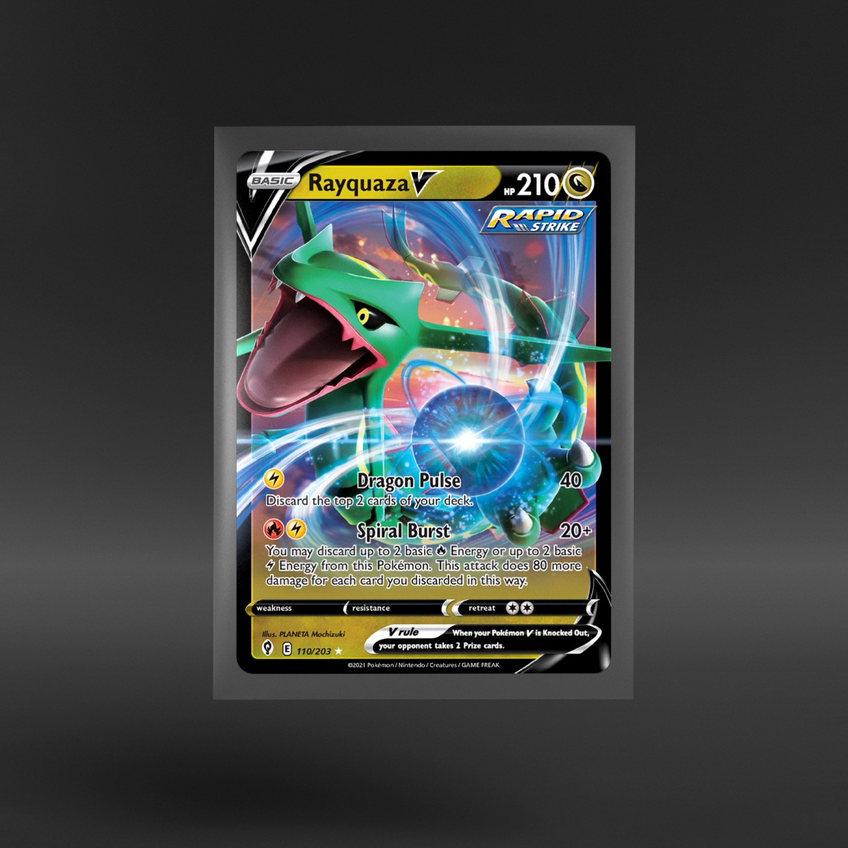 Evolving Skies #110/203 Rayquaza V