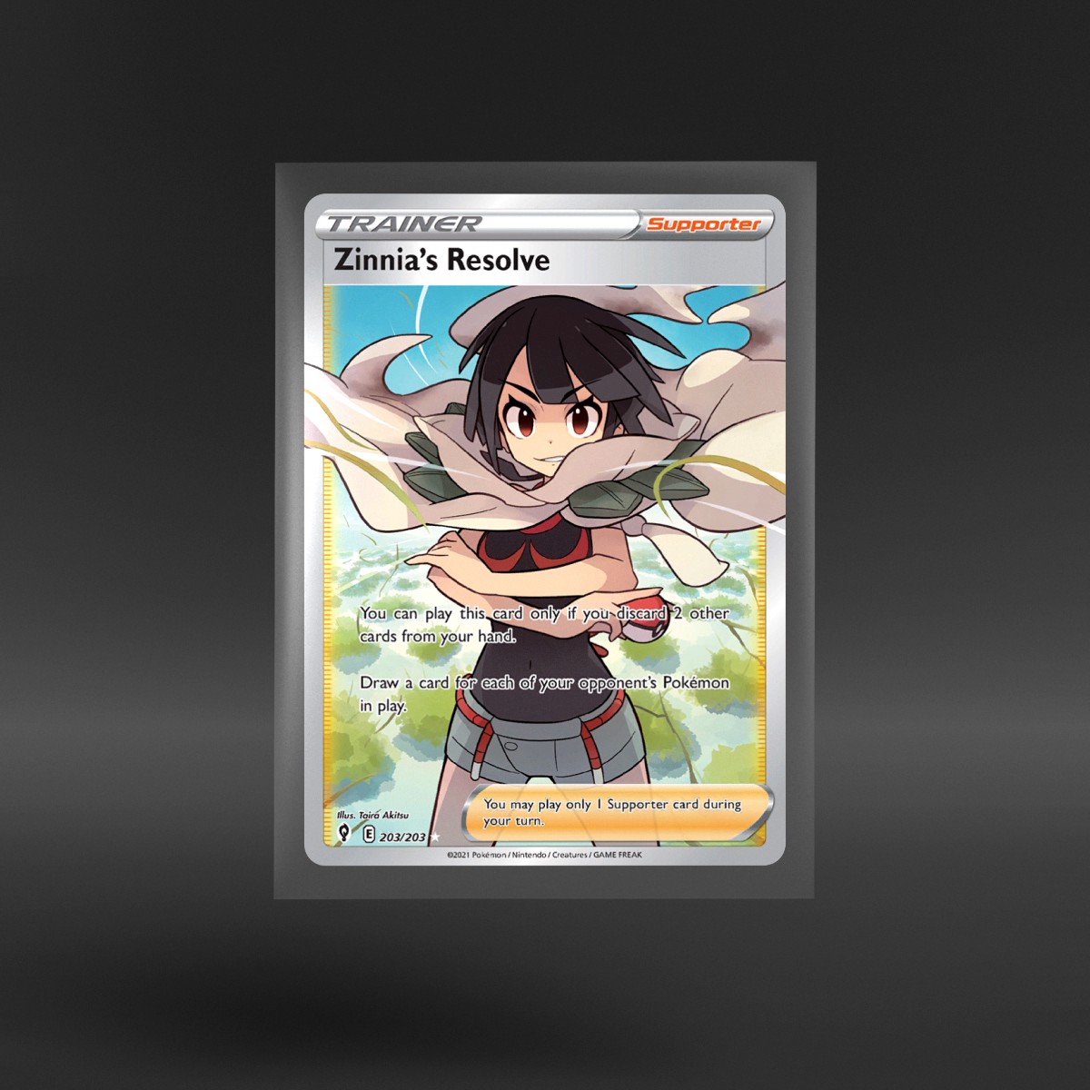 Evolving Skies #203/203 Zinnia's Resolve