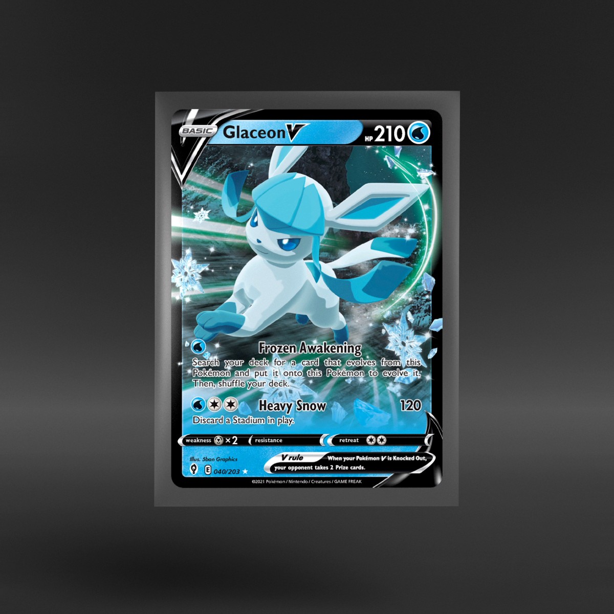 Evolving Skies #040/203 Glaceon V