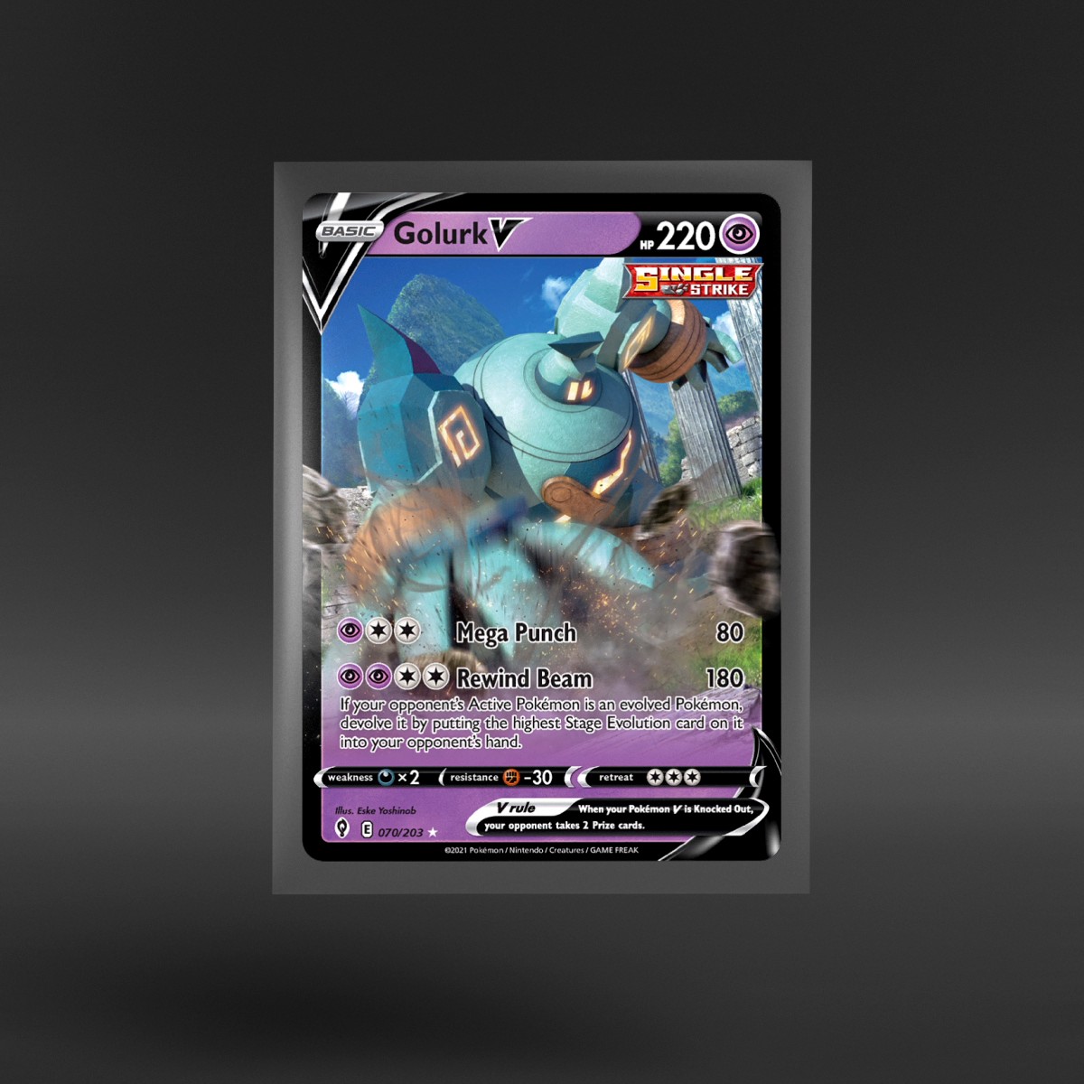 Evolving Skies #070/203 Golurk V