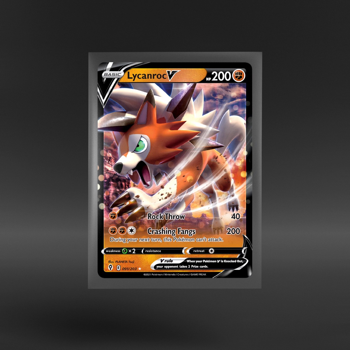 Evolving Skies #091/203 Lycanroc V