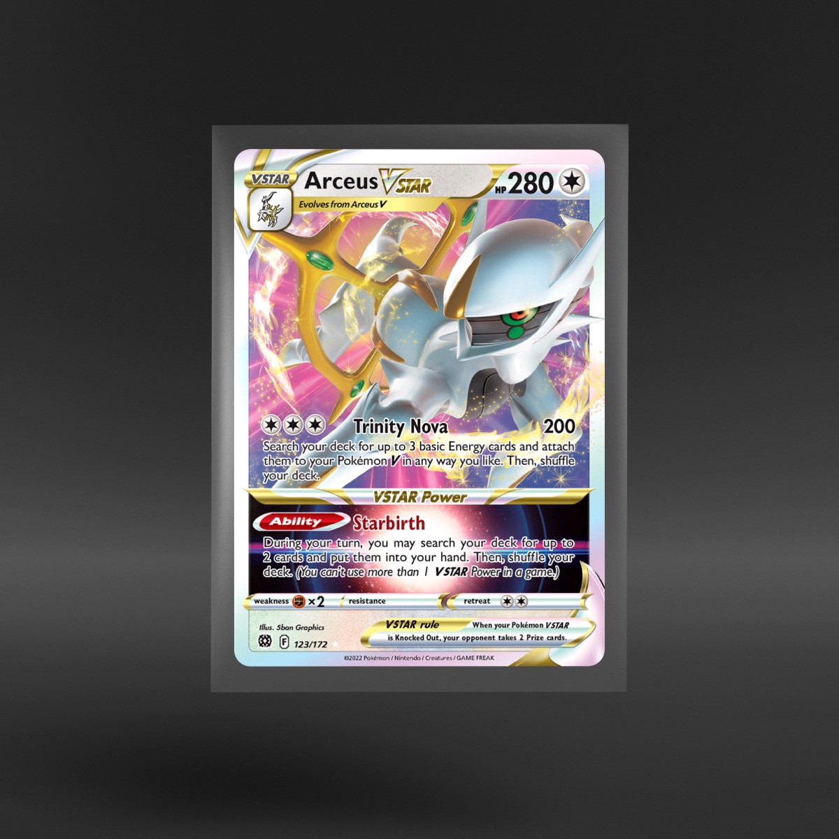 Brilliant Stars #123/172 Arceus VSTAR