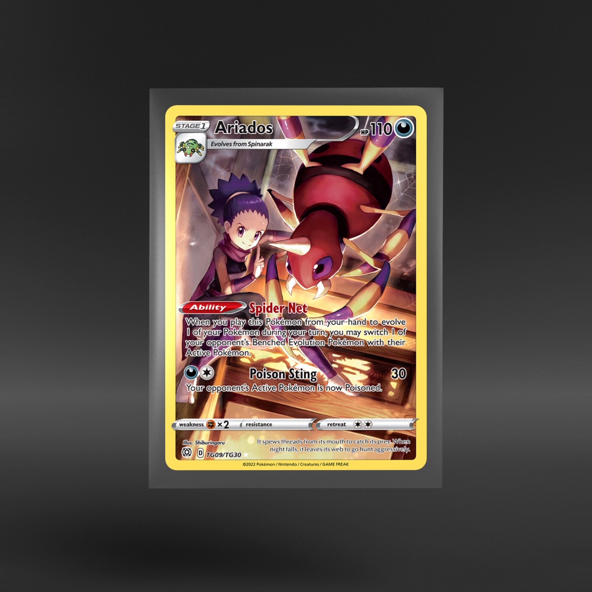 Brilliant Stars Trainer Gallery #TG09/TG30 Ariados