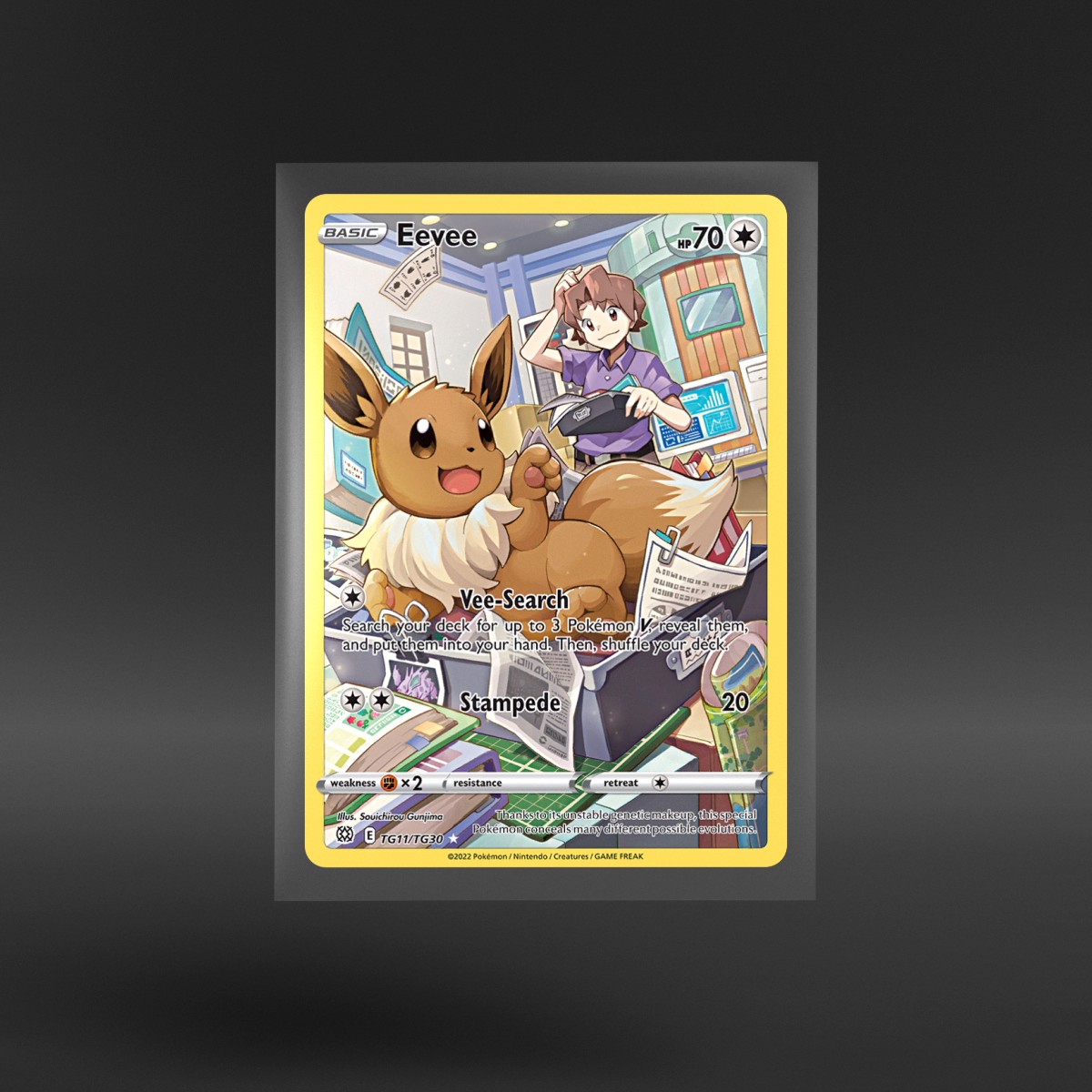 Brilliant Stars Trainer Gallery #TG11/TG30 Eevee