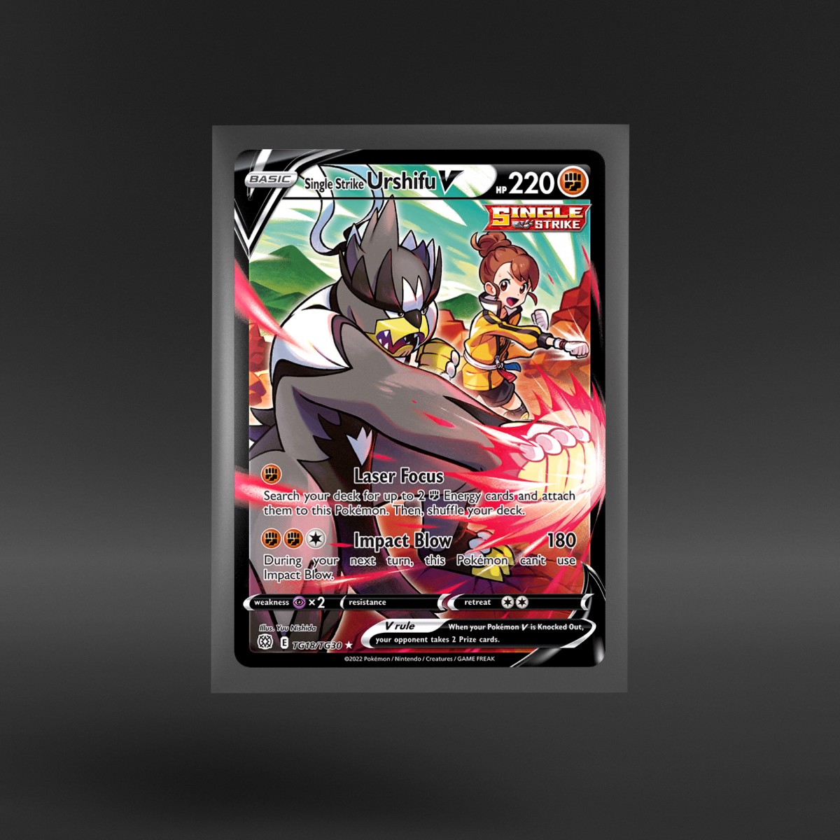 Brilliant Stars Trainer Gallery #TG18/TG30 Single Strike Urshifu V