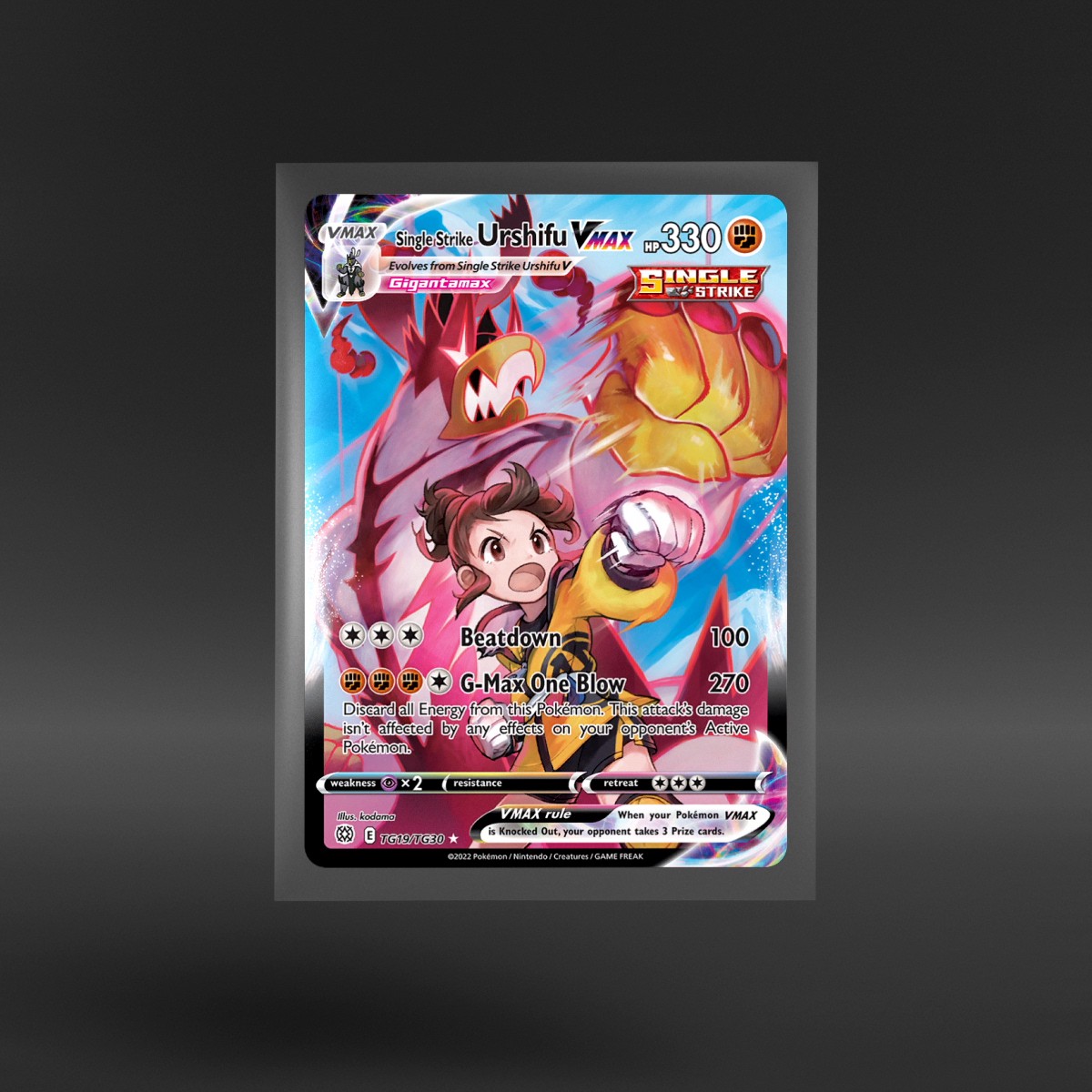 Brilliant Stars Trainer Gallery #TG19/TG30 Single Strike Urshifu VMAX