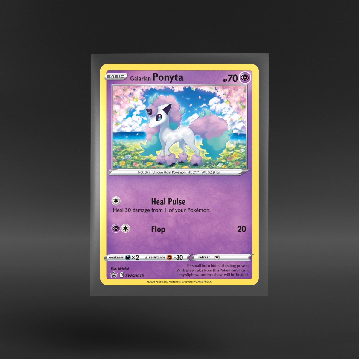 SWSH Black Star Promos Galarian Ponyta