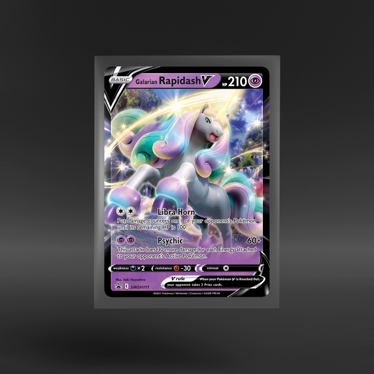 SWSH Black Star Promos Galarian Rapidash V