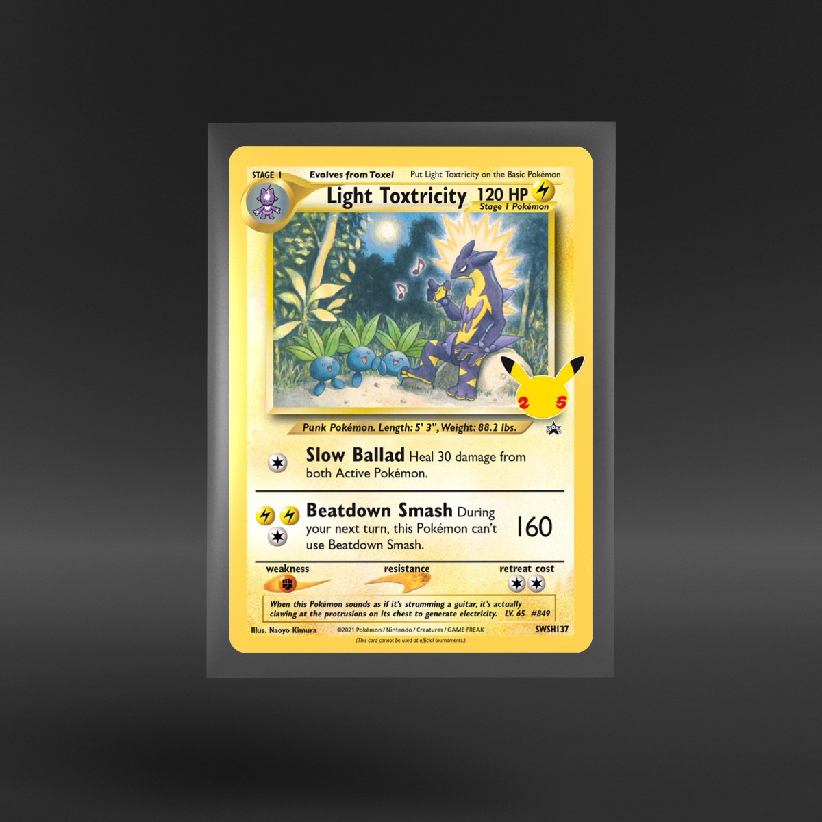 SWSH Black Star Promos Light Toxtricity