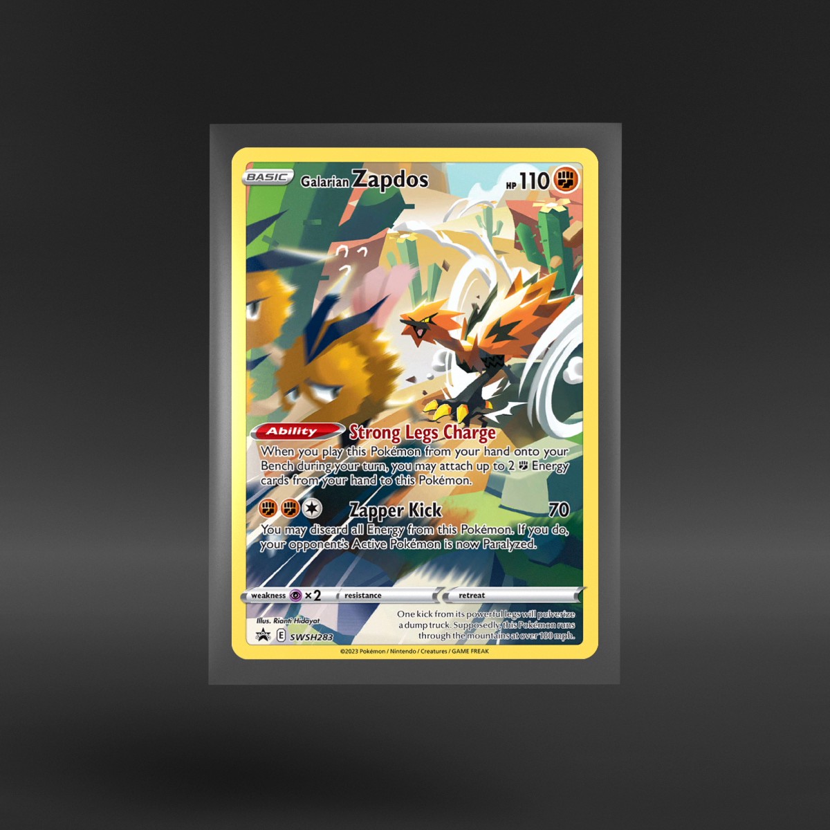 SWSH Black Star Promos Galarian Zapdos