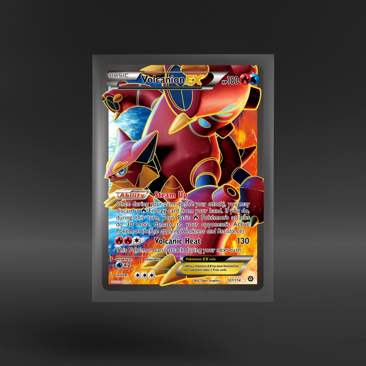 Steam Siege #107/114 Volcanion-EX