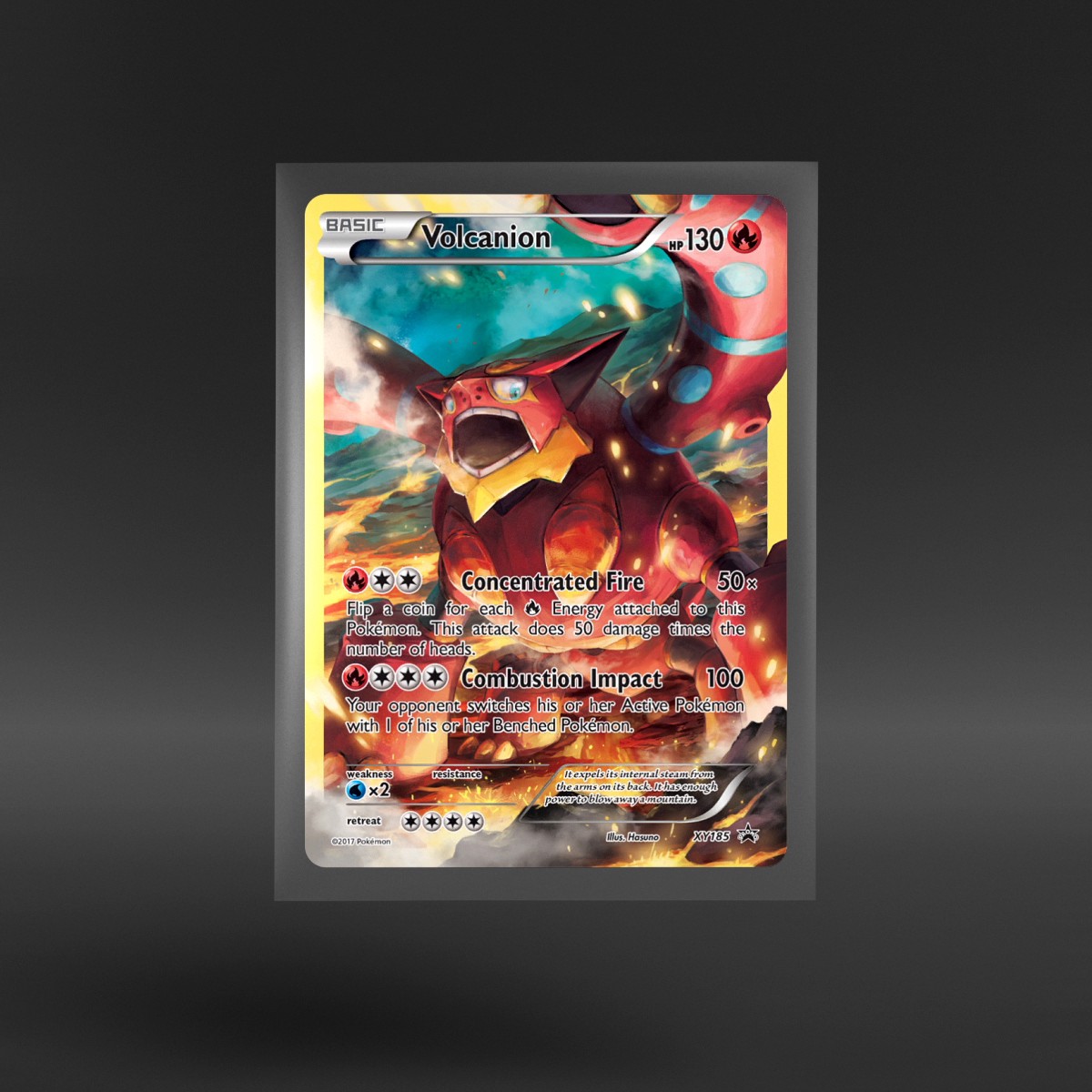 XY Black Star Promos #XY185 Volcanion