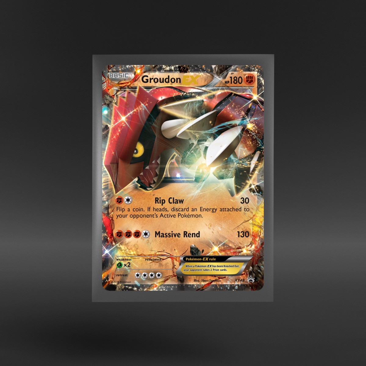 XY Black Star Promos #XY42 Groudon-EX