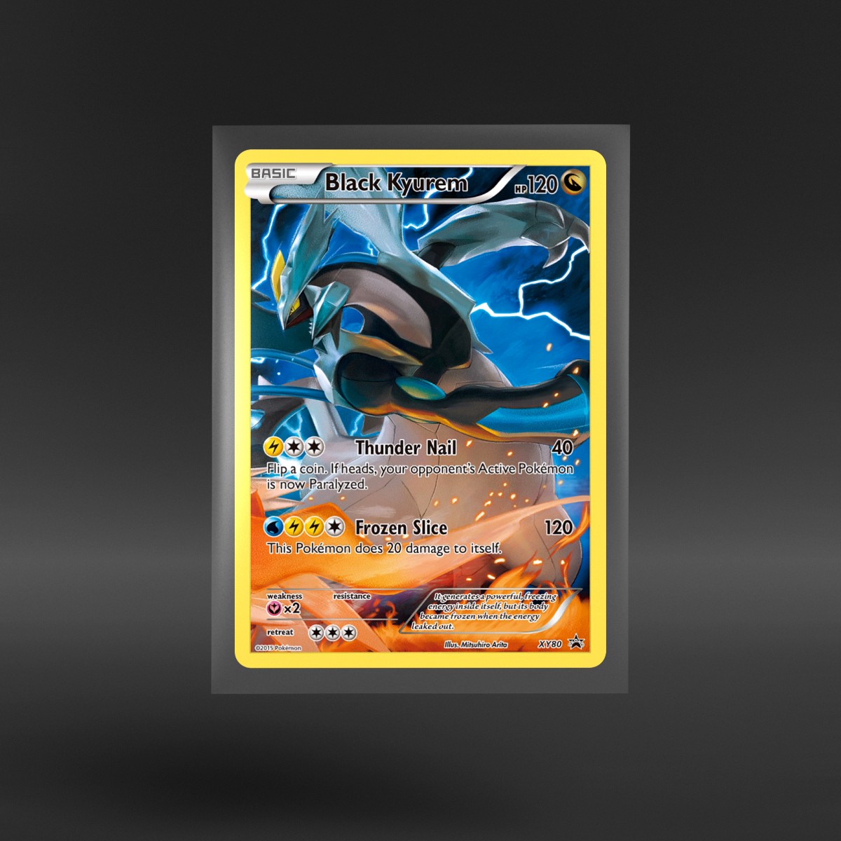XY Black Star Promos #XY80 Black Kyurem